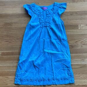 Calypso St Barth Cristian Celle Dress Tunic in Teal Blue